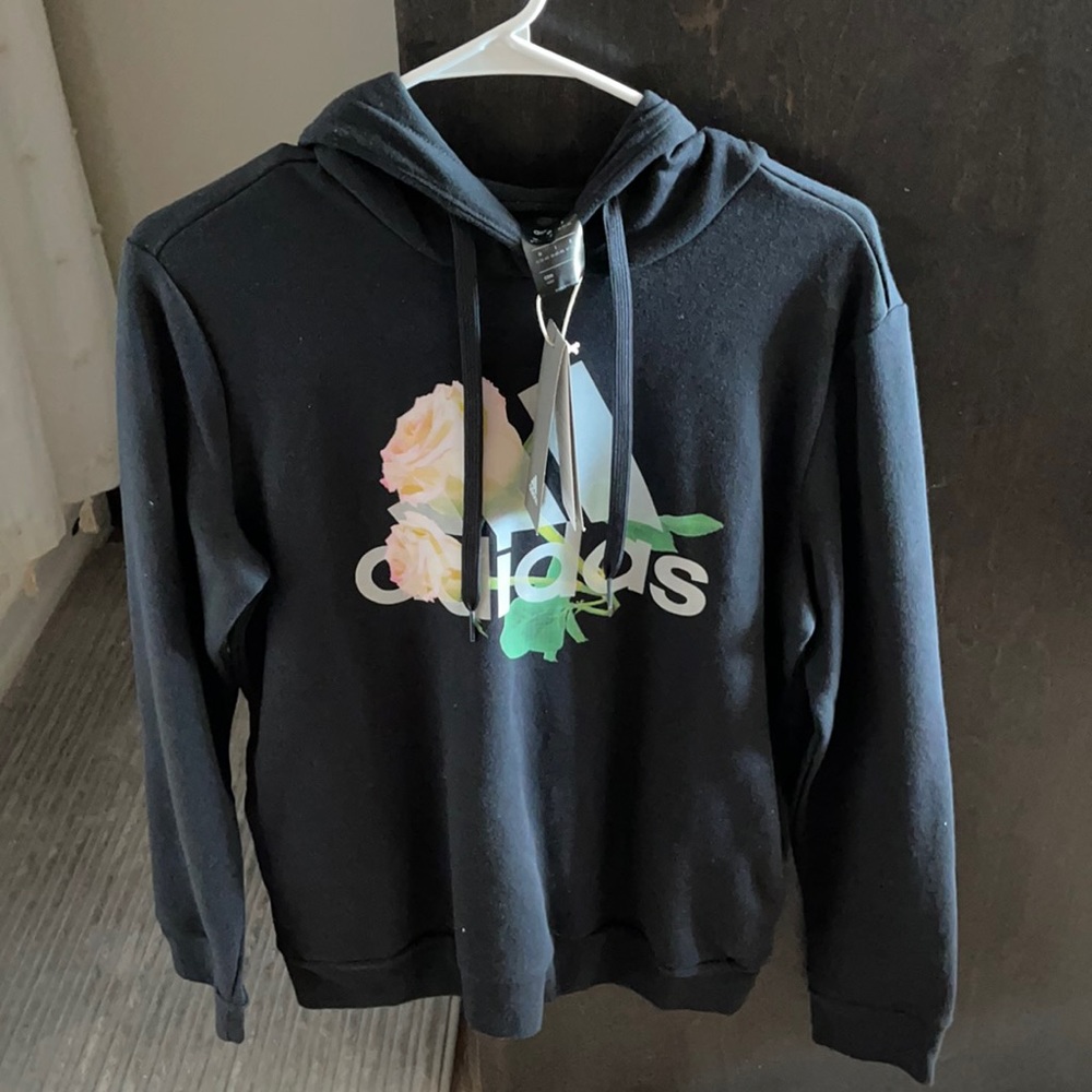 Adidas women’s hoodie floral design